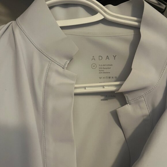 ADAY Something Borrowed Shirt - M / Sky Blue - Picture 3 of 4